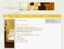 Tablet Screenshot of meinfrauenarzt.net